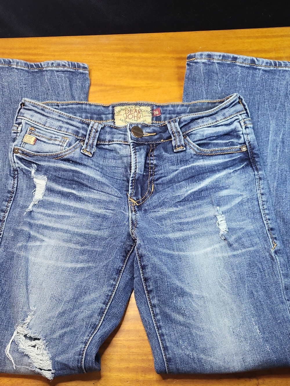 Dear John Ladies Blue Denim Jeans - Picture 4 of 5